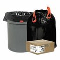 Webster Industries Draw'nTie, HEAVY-DUTY TRASH BAGS, 30 GAL, 1.2 MIL, 30.5in X 33in, BLACK, 200PK 1DT200